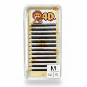 Cílios João da Beleza W 4D – Curvatura M Mix (Marrom)