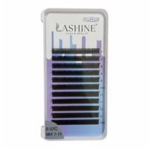 Cílios Lashine Clássico – Curvatura C Mix (Preto)
