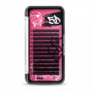 Cílios BAD PINK W 5D Curvatura M (Mix 7-12)